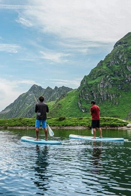 StandUpPaddeln beim Seetalhüsli am Hochjoch