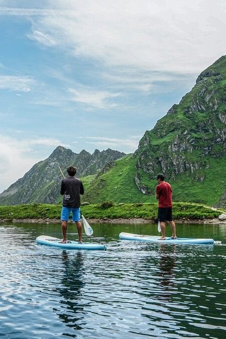 StandUpPaddeln beim Seetalhüsli am Hochjoch