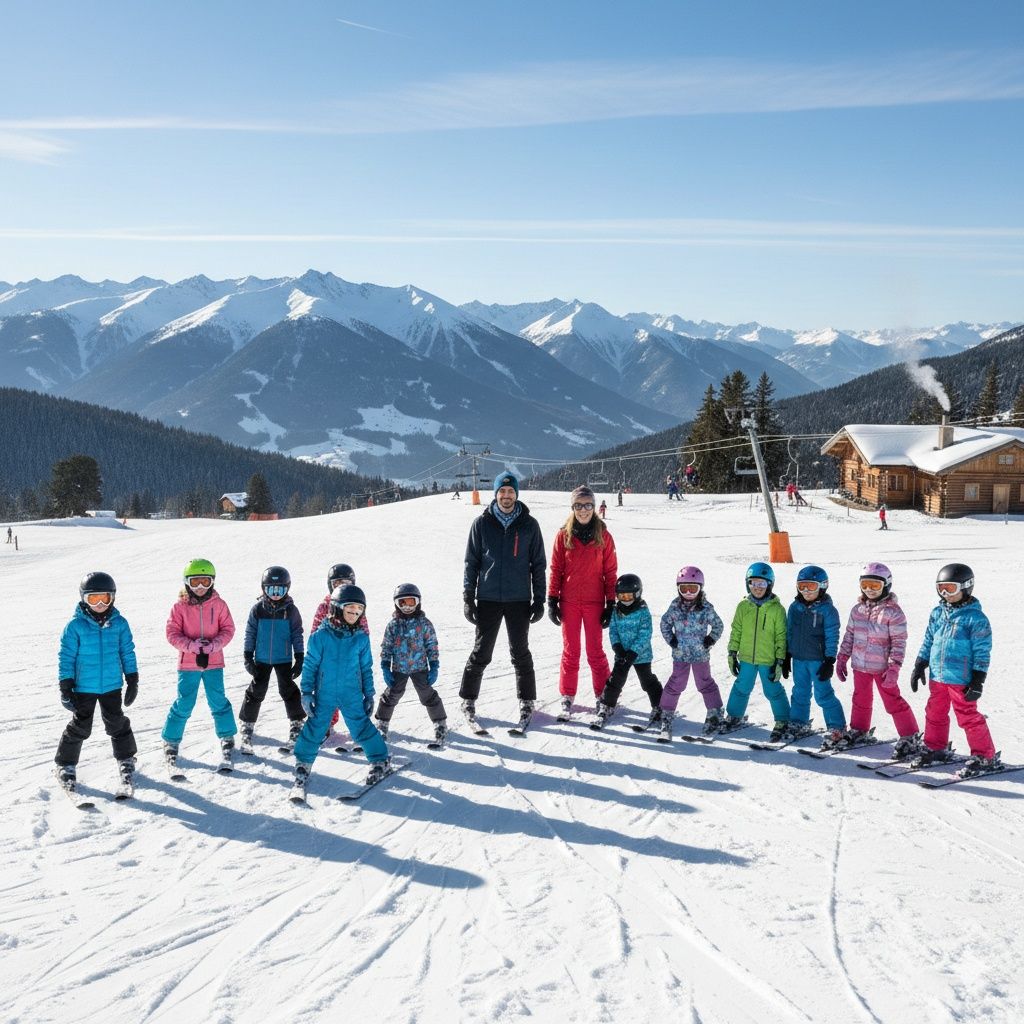 Kinder Skikurs mit Thomas