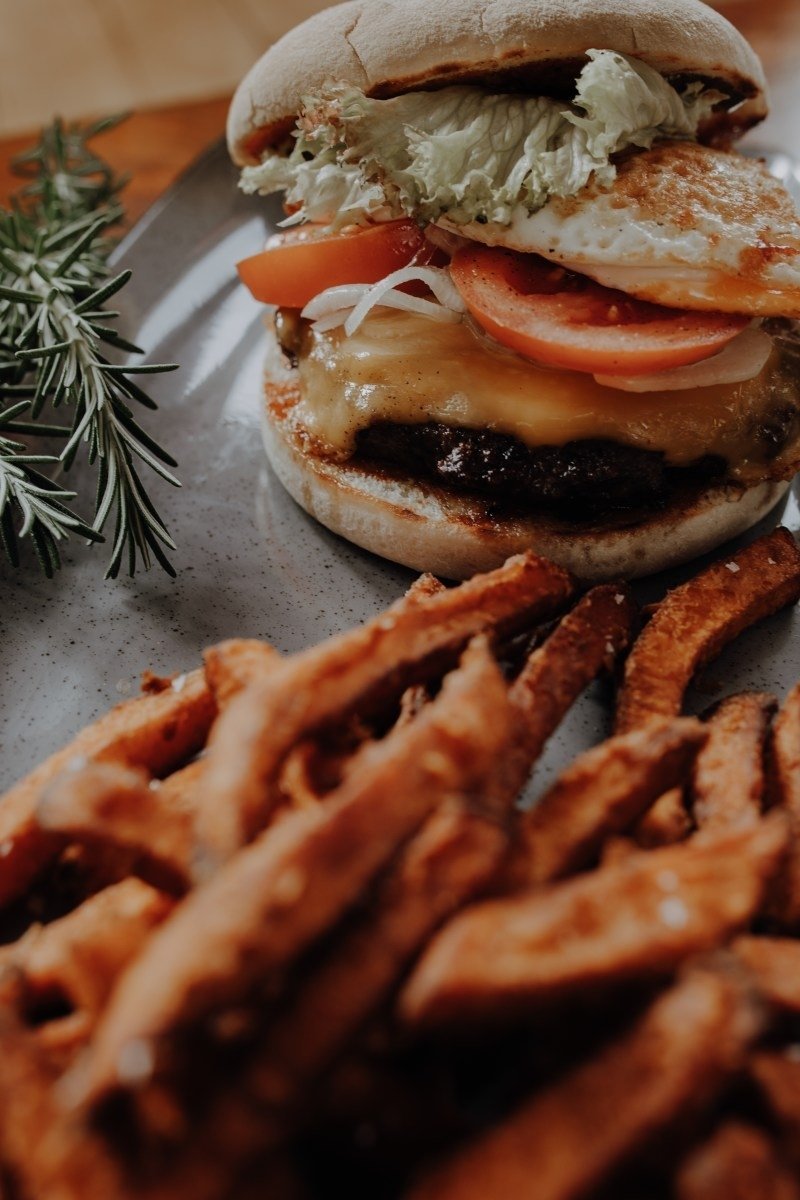 Burger-Essen satt