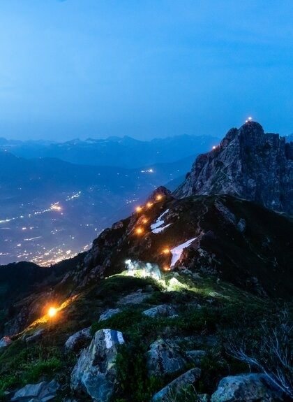 Sonnwendfeuer im Montafon