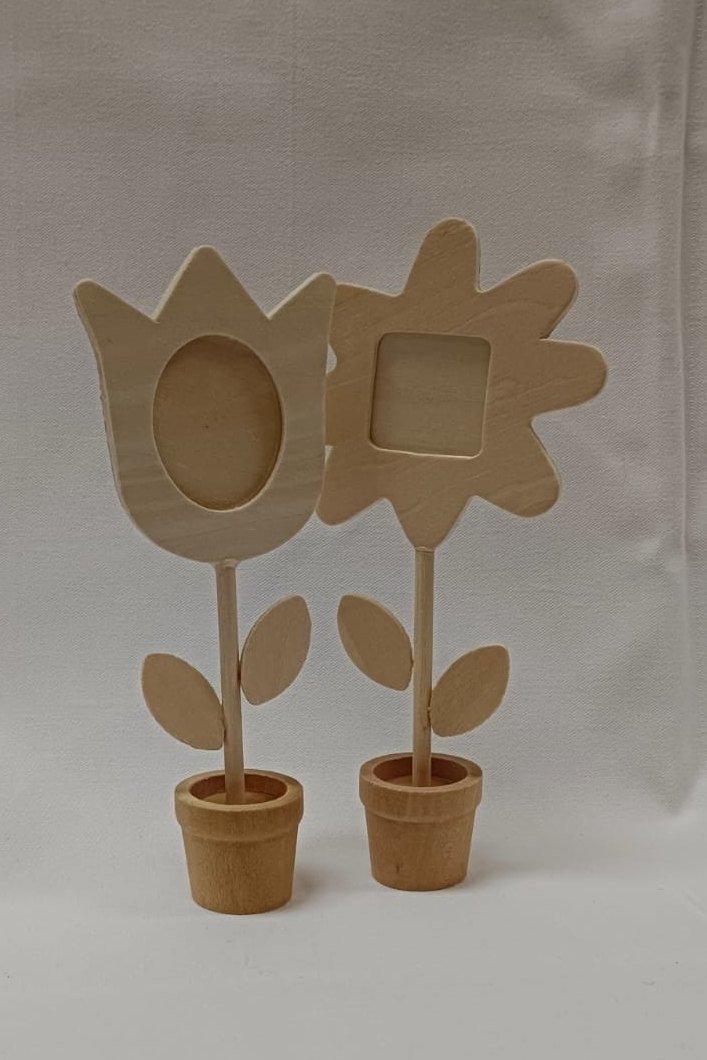Holzblumentopf bemalen