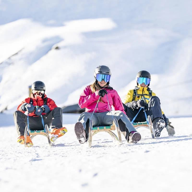 Tobogganing