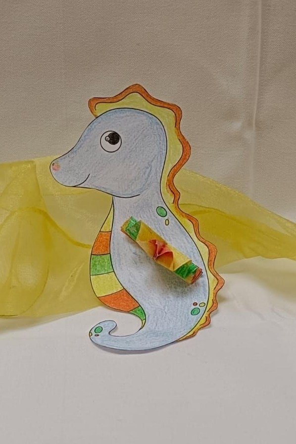 Make a seahorse