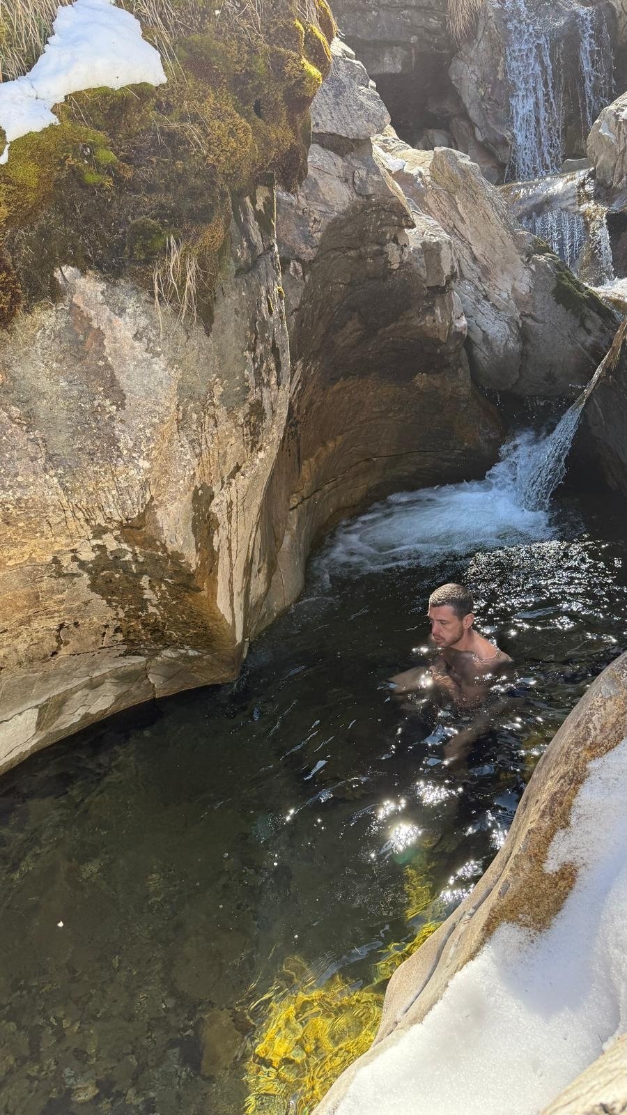 Ice Bathing in Hintertux with Thomas