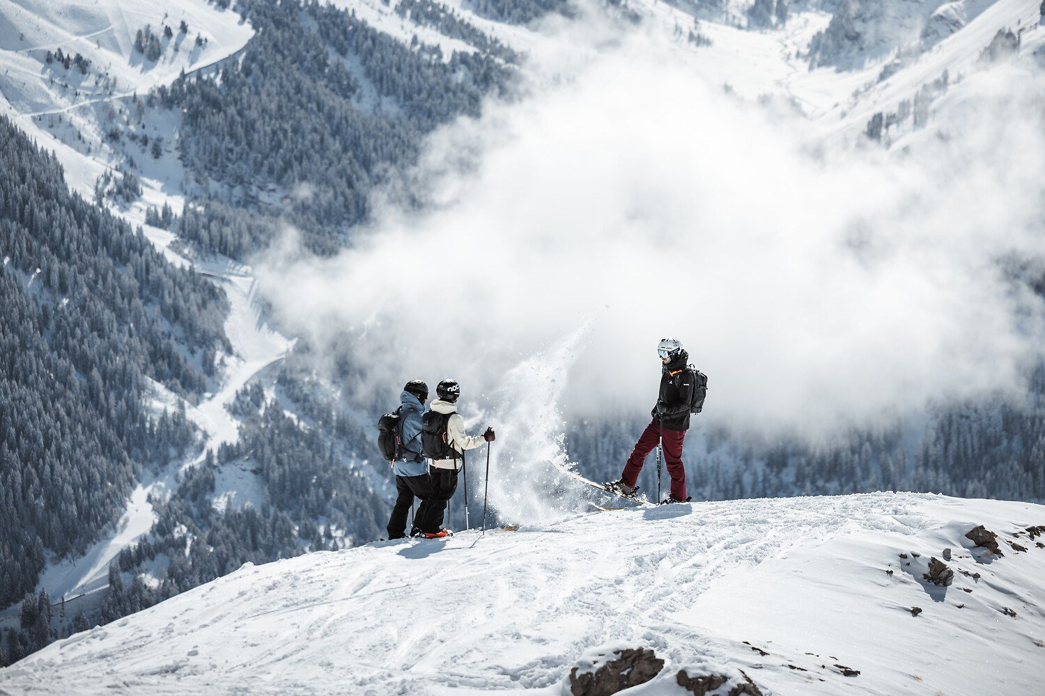 Freeride am Arlberg in St. Anton