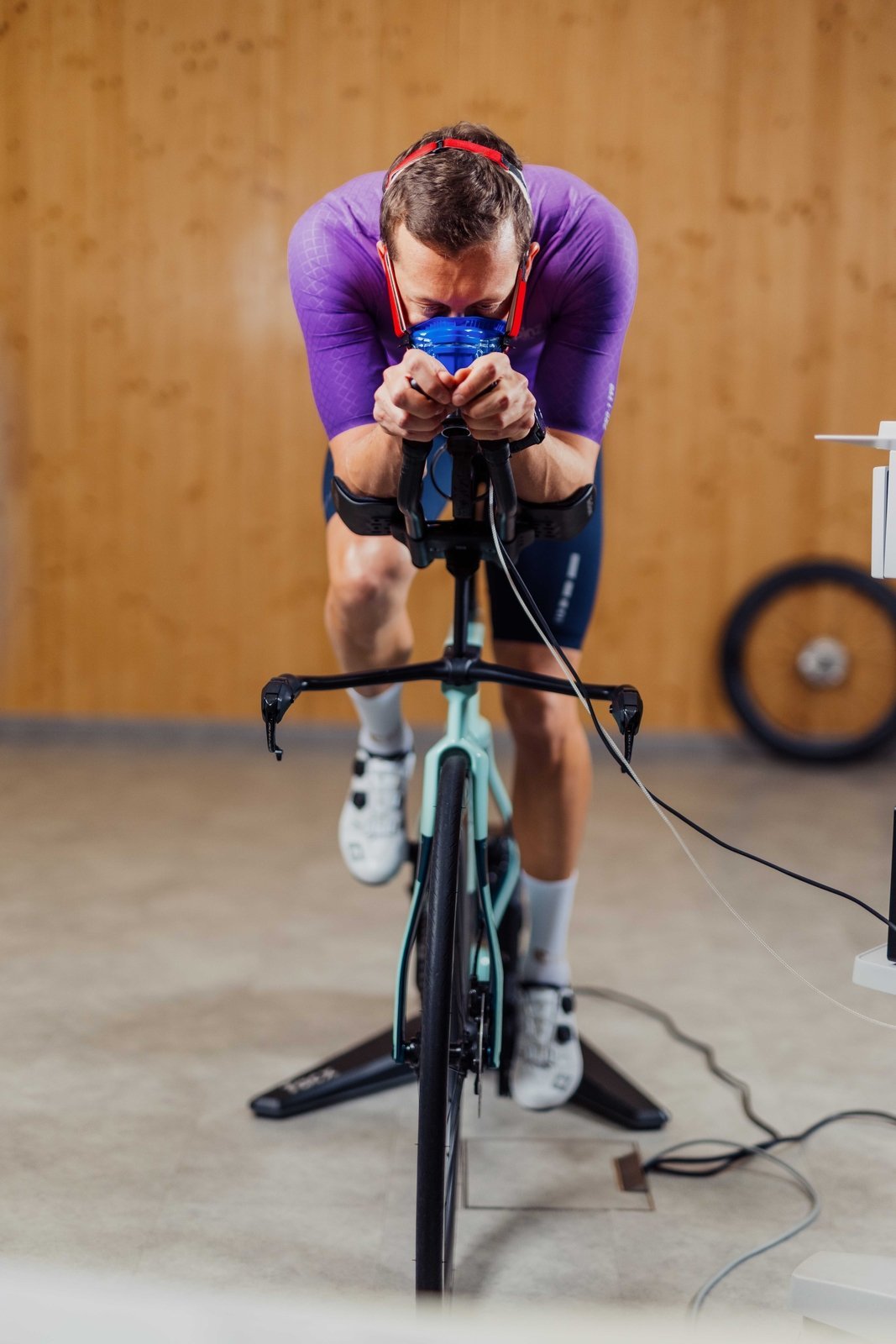 Race pace test on the bike ergometer or treadmill